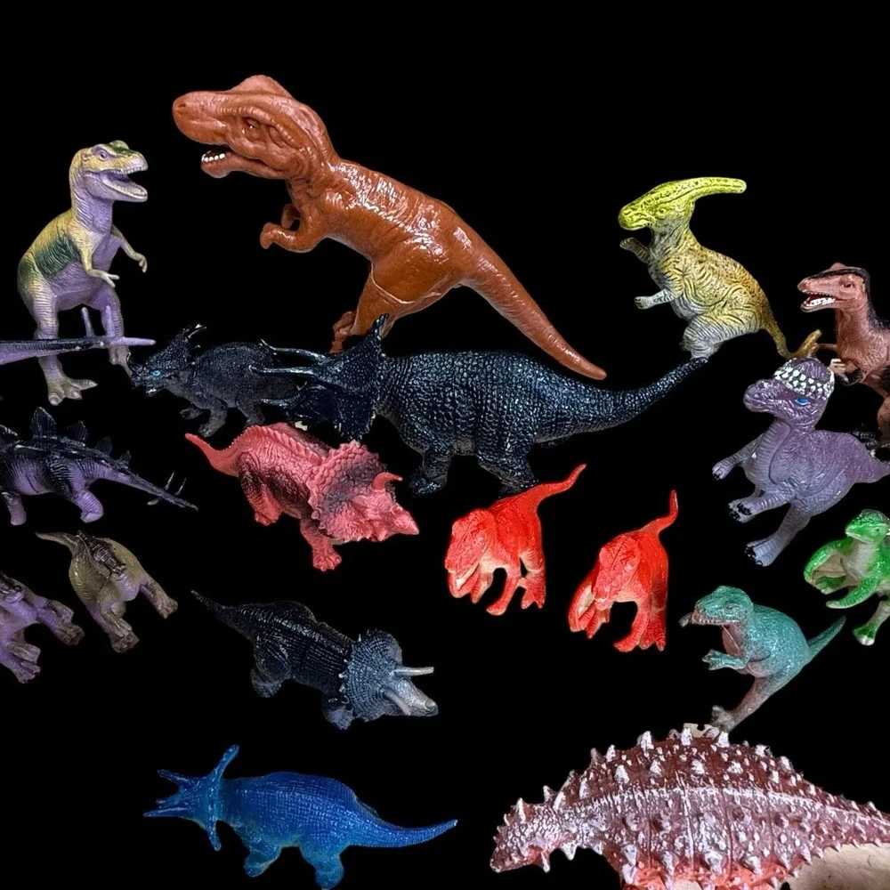Dinosaur Toys Large Lot 25+ pcs Assorted Types Sizes - Picture 13 of 14